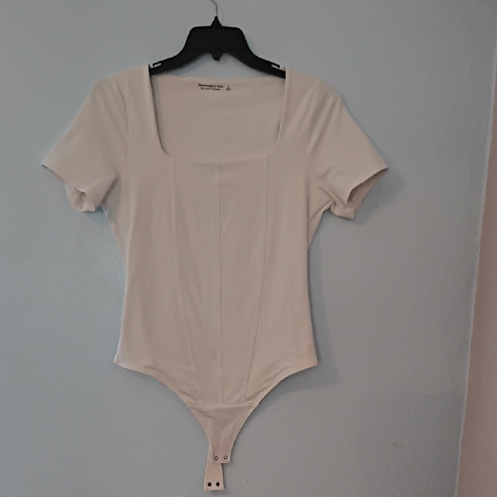 Abercrombie & Fitch Light Beige Bodysuit